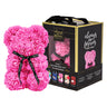 Flower bear with decorating kit accessories in an elegant box marked "always and forever." Perfect for personalizing gifts for anniversaries, birthdays, graduations, Christmas, Valentine’s Day, and other special occasions or decoration.